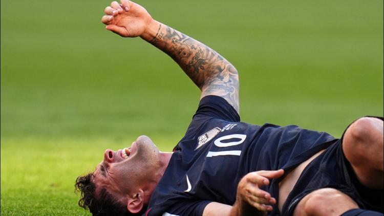 US star Christian Pulisic fractured right leg during World Cup loss to Belgium