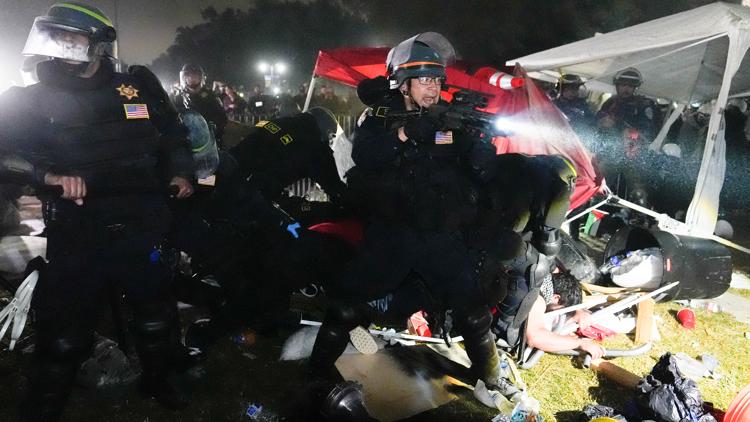 Crackdown on demonstrations at college campuses shows limits of acceptance for protests, free speech