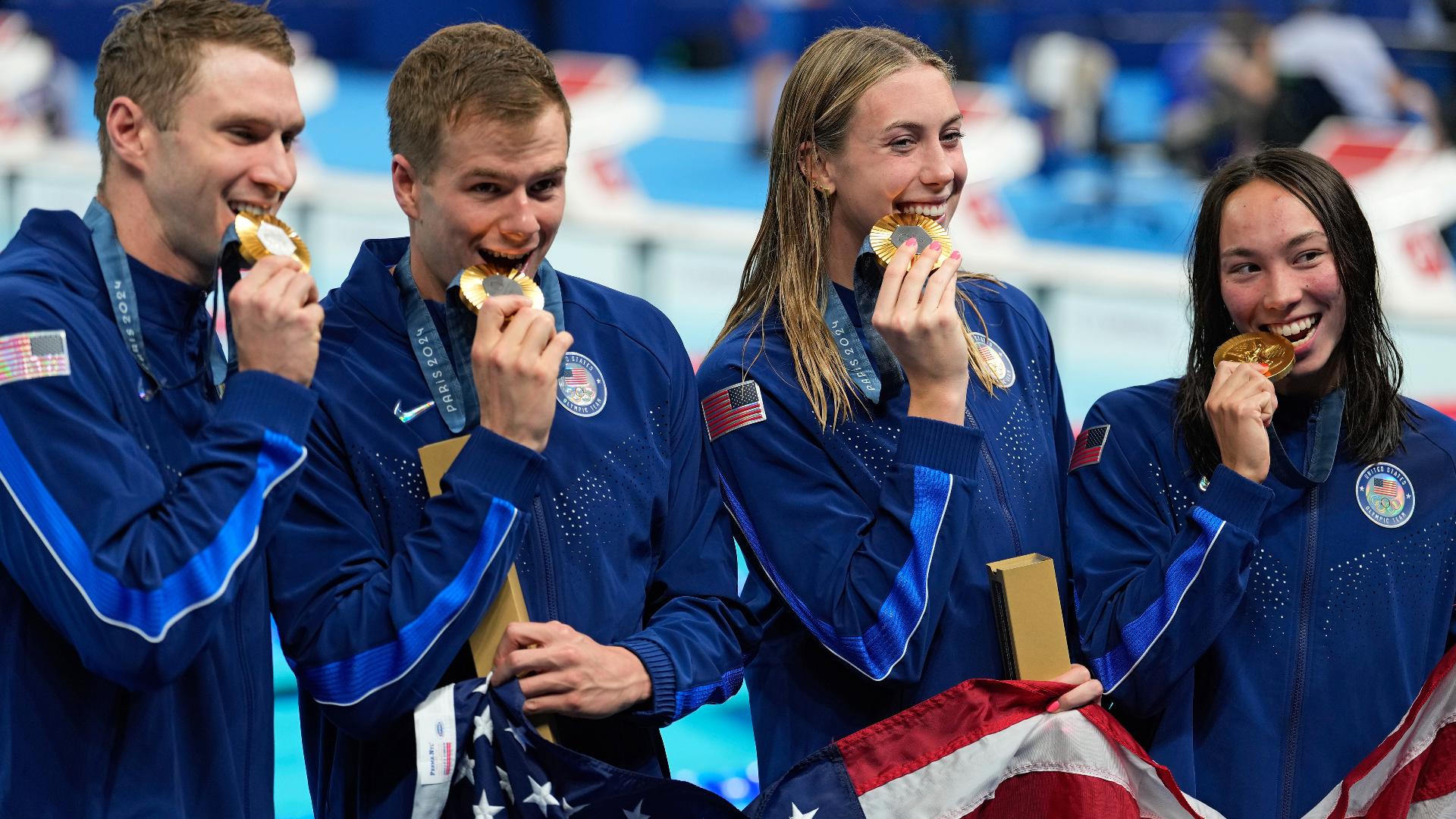 Medal count Saturday was USA's most medals in 1 day since 1988