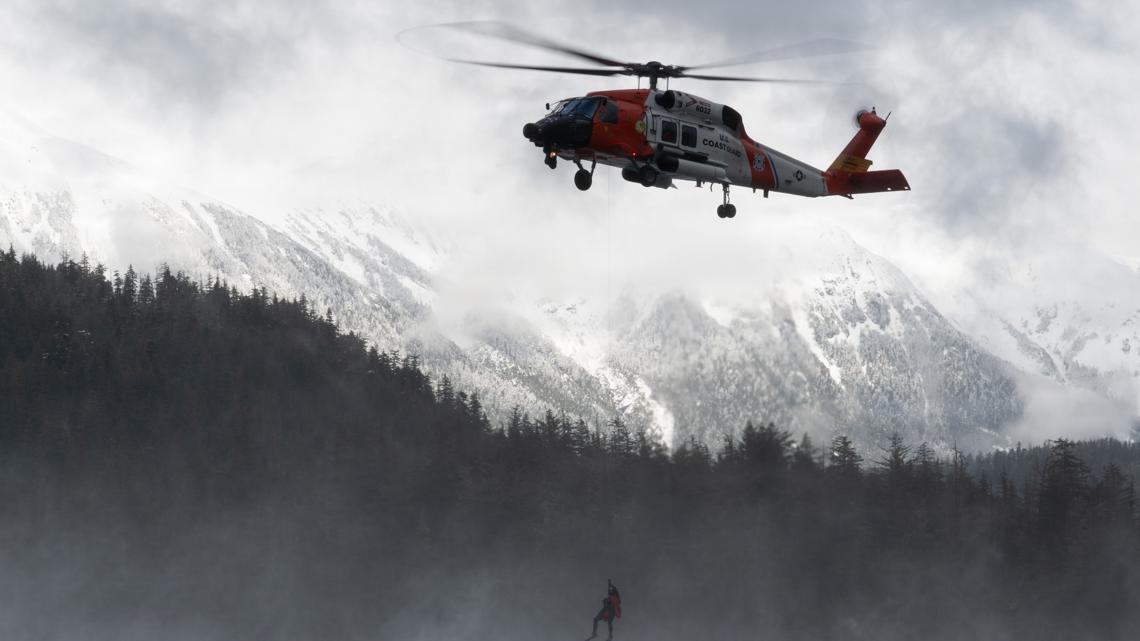 Coast Guard helicopter crashes in Alaska