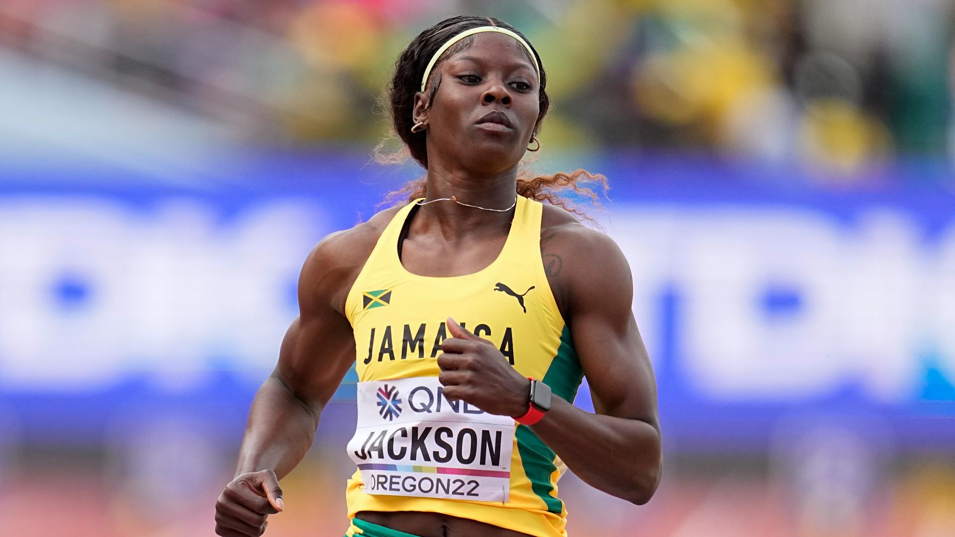 Shericka Jackson withdraws from women's 200 meters