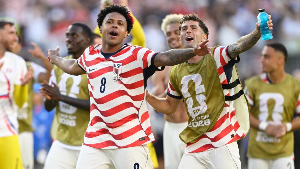 If the US wins in the round of 16, who would they play next?