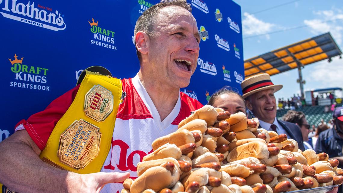Hot dog-eating champ Joey Chestnut sentenced after pleading guilty to slapping man in bar incident