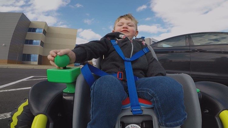 High school robotics team has built seven wheelchairs for children with disabilities