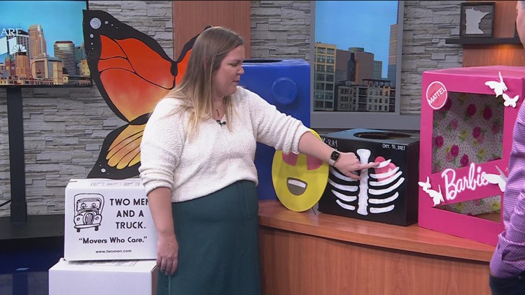Make DIY Halloween costumes from spare boxes