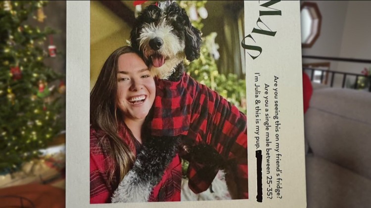 Forget dating apps, Minnesota woman looks for love via Christmas card