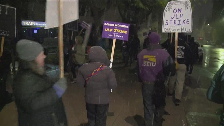 Condo employees across the Twin Cities begin 2-day strike