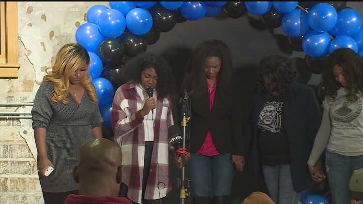 Family, community celebrate what would've been George Floyd's 49th birthday