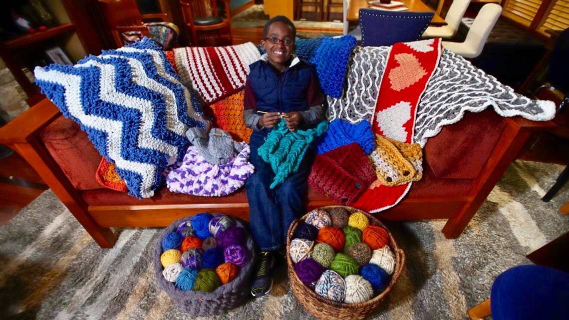 Crocheting prodigy now in high school, a prolific philanthropist - Vimarsana News