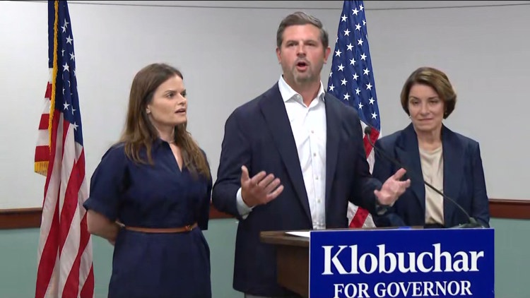 Parents of Harper Moyski backing Amy Klobuchar for governor