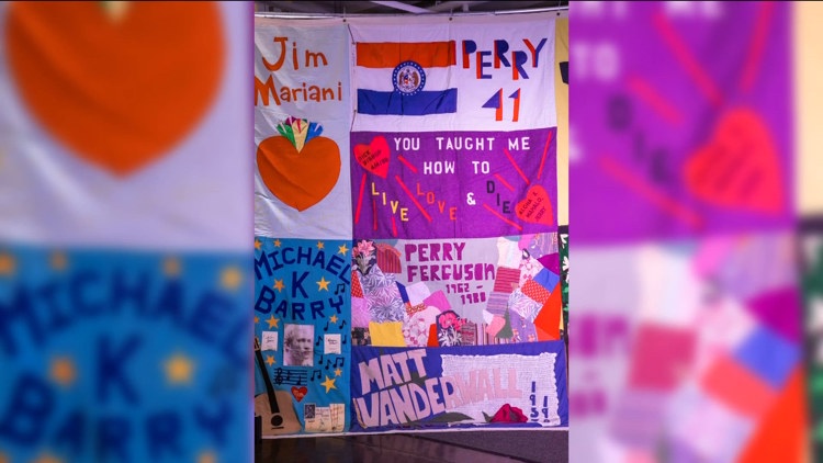 Panels of AIDS Memorial Quilt on display until June 14