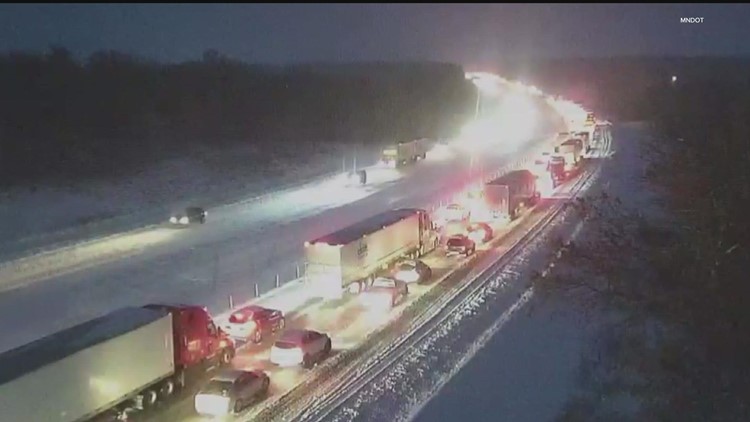 1 killed in Wright County crash; driving conditions remain slick for much of the state
