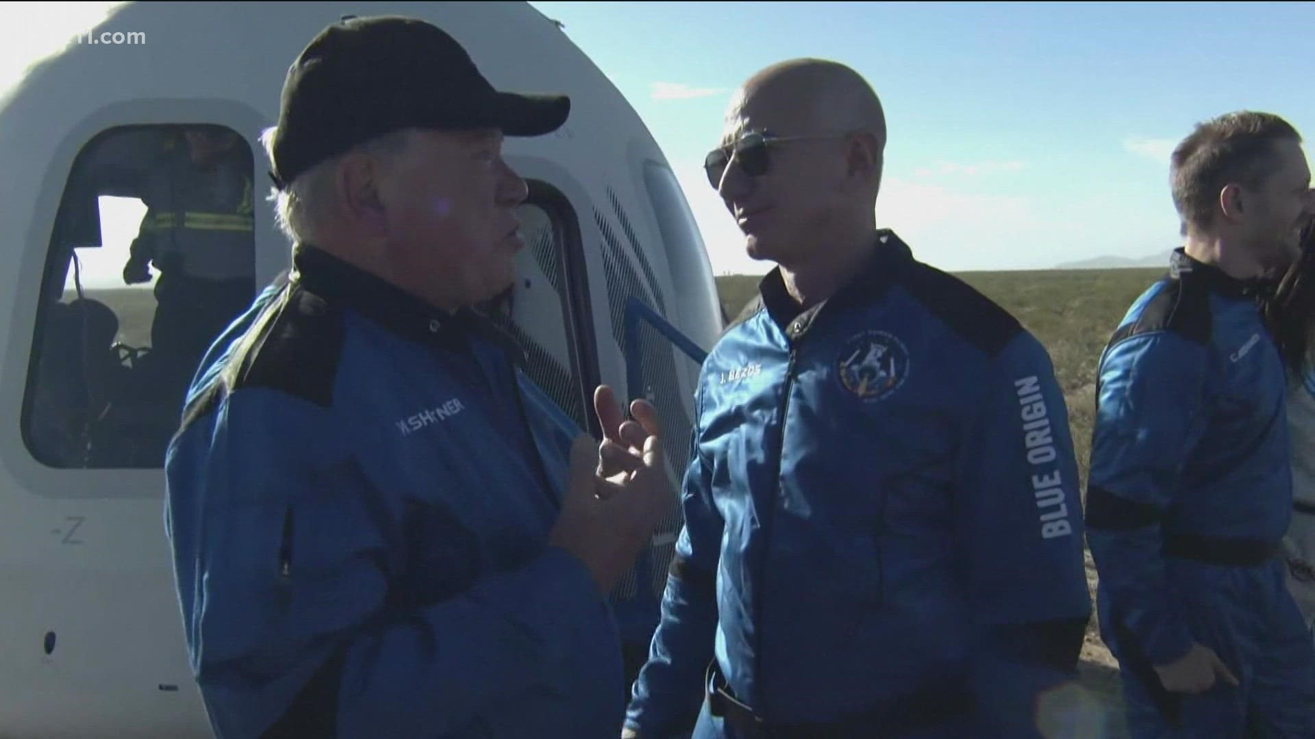 After spending a brief time on the edge of space, the actor successfully returned yesterday on a Blue Origin flight.