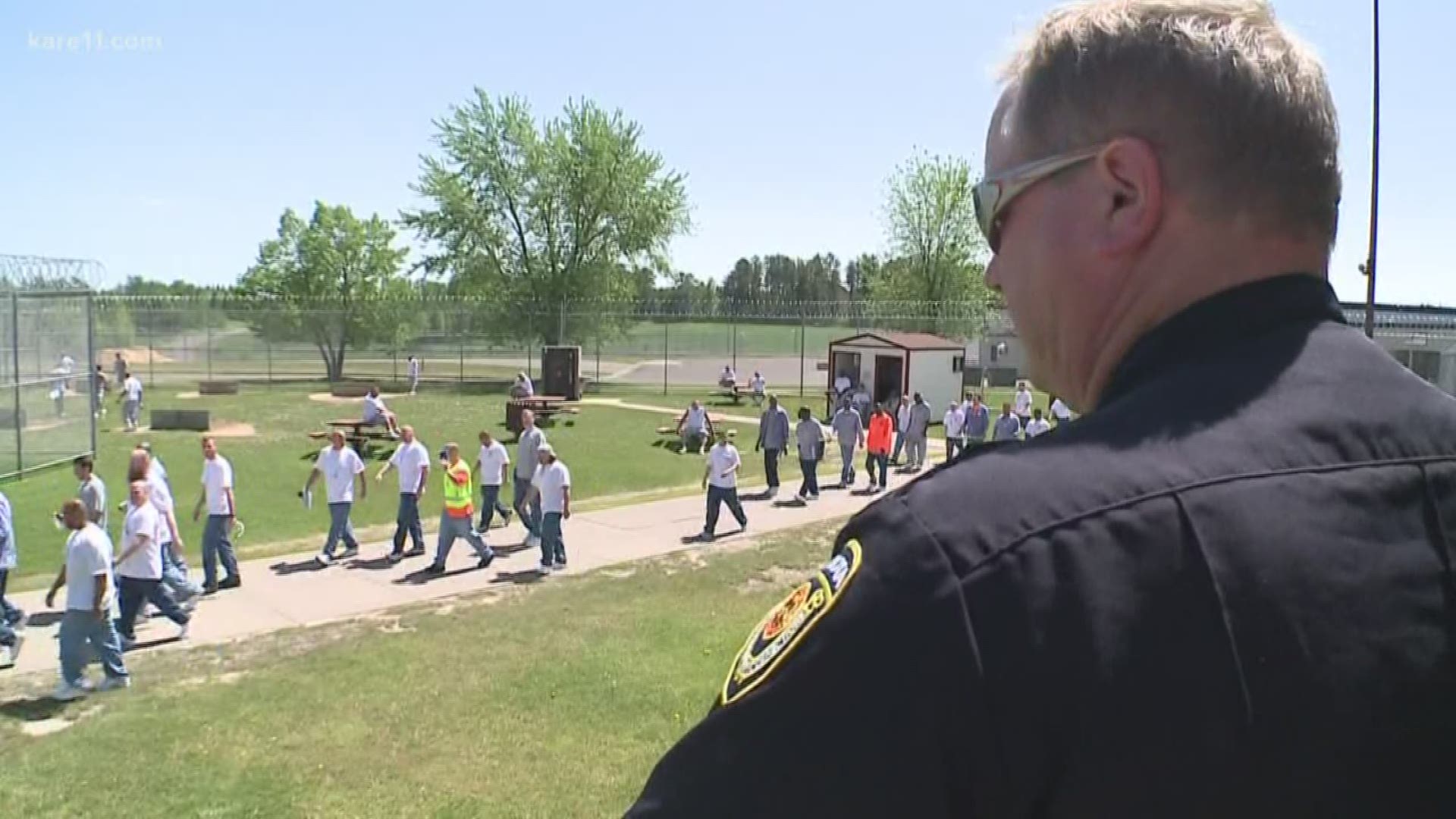Four inmates and a staff member have tested positive, and 11 inmates and a staff member have symptoms, as they work to quarantine and screen others in prison