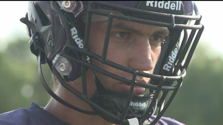 Howard back with Chaska football team after beating cancer