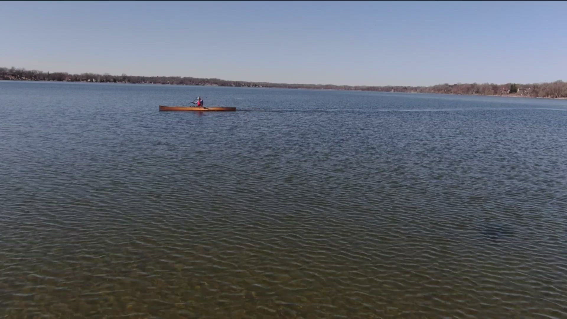A Minnesota woman is canoeing her way across the country, raising money for Alzheimer's research.