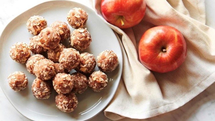 Making Apple Pie Protein Bites with KARE in the Kitchen