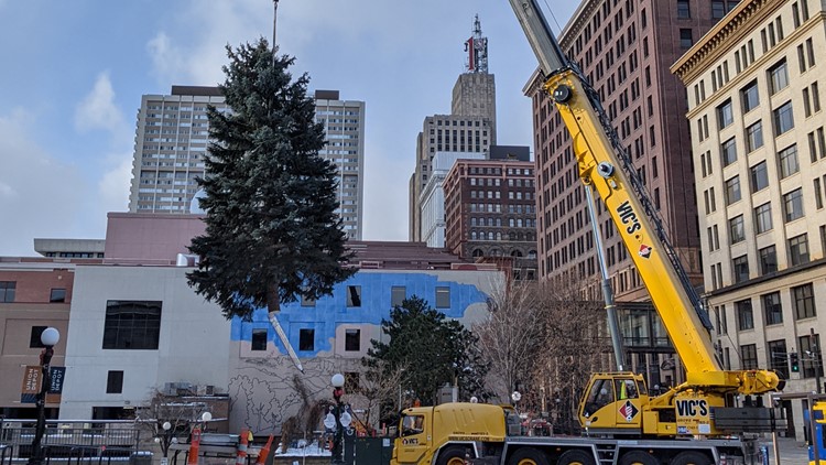 St. Paul's Union Depot getting into the holiday spirit