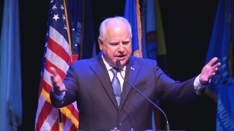 Walz, Flanagan sworn in for second term