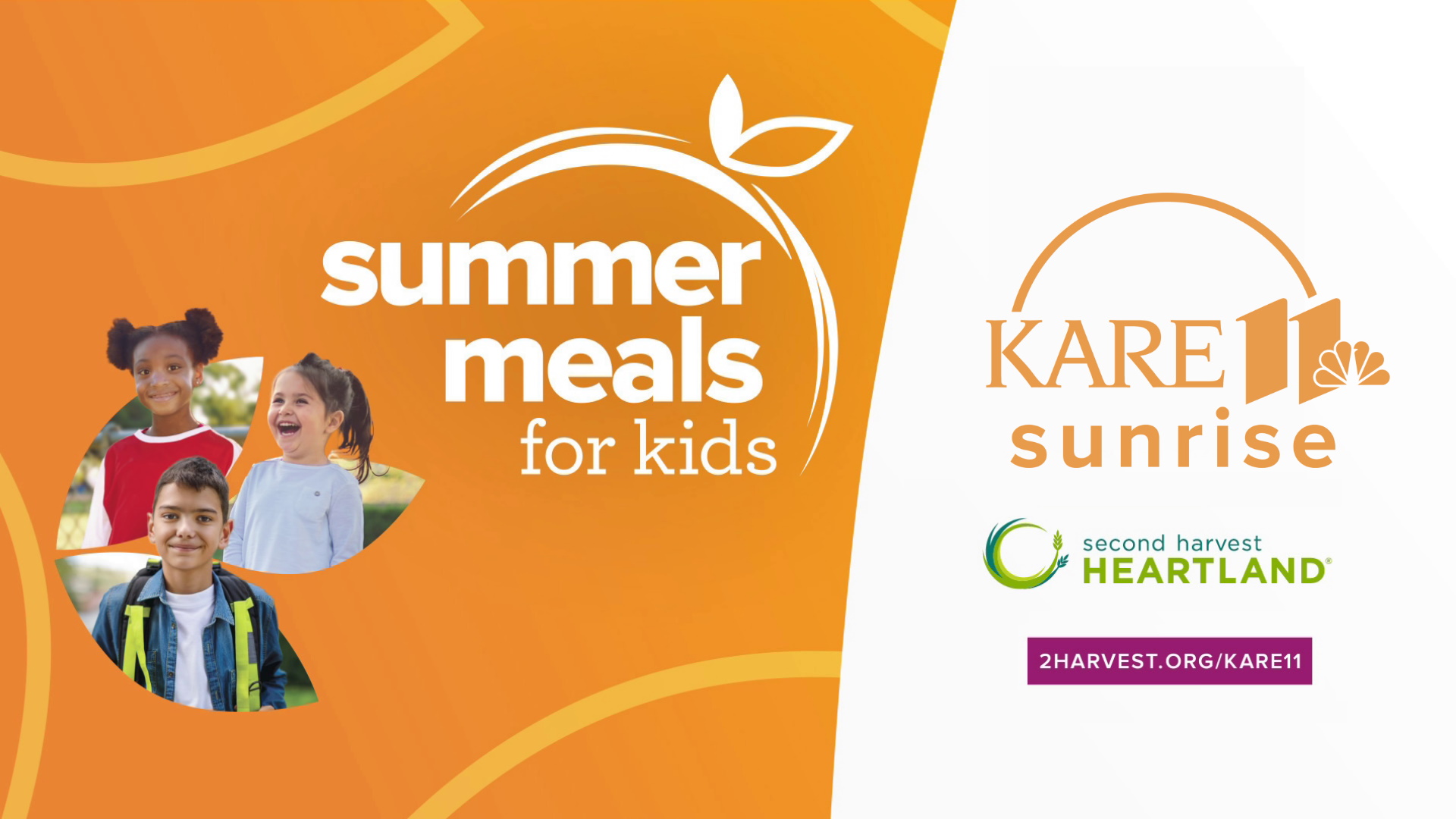 KARE 11 Sunrise & Second Harvest Heartland team up for Summer Meals for Kids