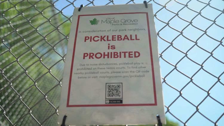 Petition circulated after pickleball banned at Maple Grove park over neighbor noise complaints