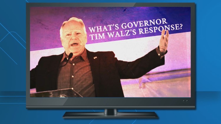 Republican ad makes false claim about Gov. Tim Walz