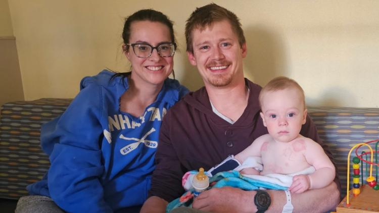 'Eternally grateful': Andover family thankful for first responders who rescued baby from house fire