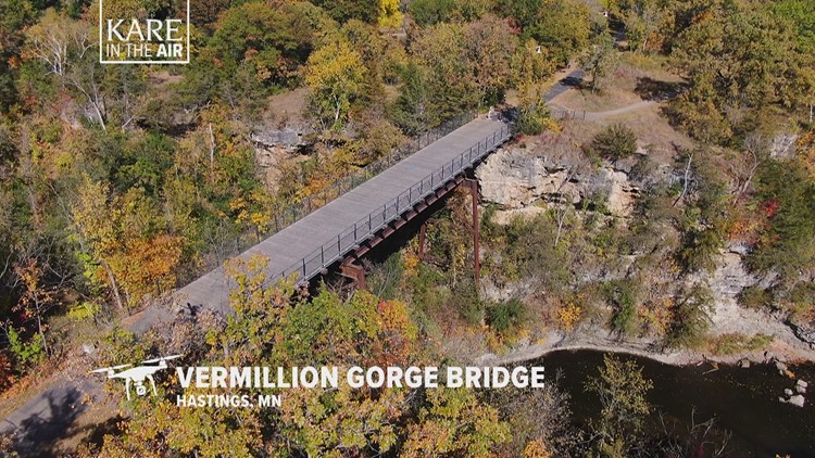KARE in the Air: Vermillion Gorge Bridge