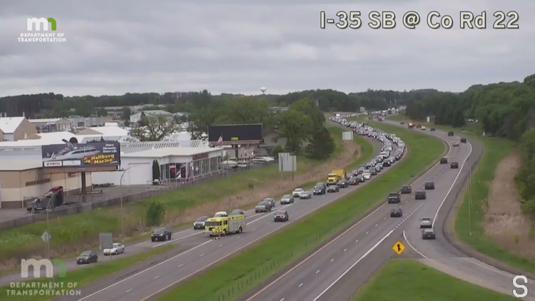 'Significant crash' involving horse trailer caused temporary shutdown on I-35 near Wyoming