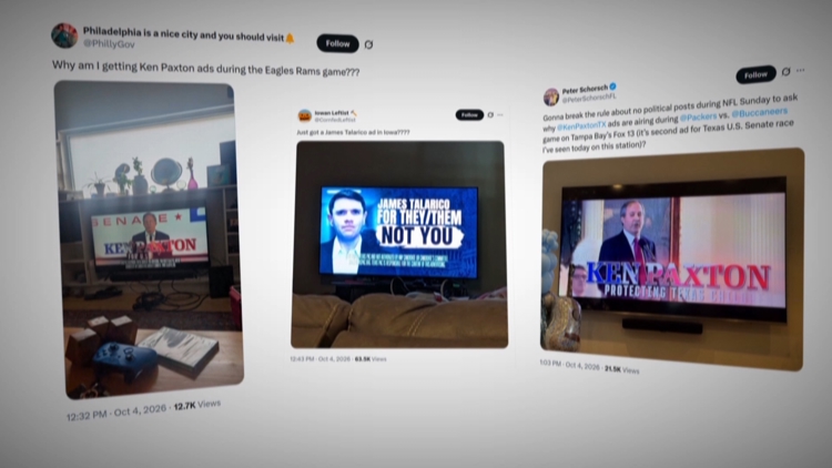'Somebody messed up, right?' Texas Senate ads appeared during NFL games nationwide. Here's why.