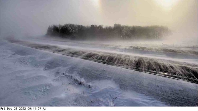 Blizzard conditions close Minnesota highways; dozens of flights canceled Friday