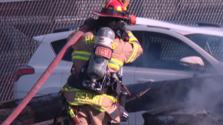 One dead after fatal crash in Hopkins, utility pole downed