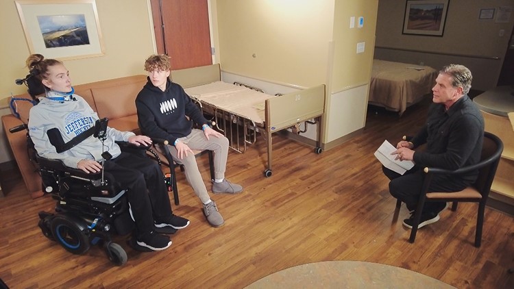 'I remember all of it': Bloomington teen looks back on 'one-in-a-billion' play that left him paralyzed