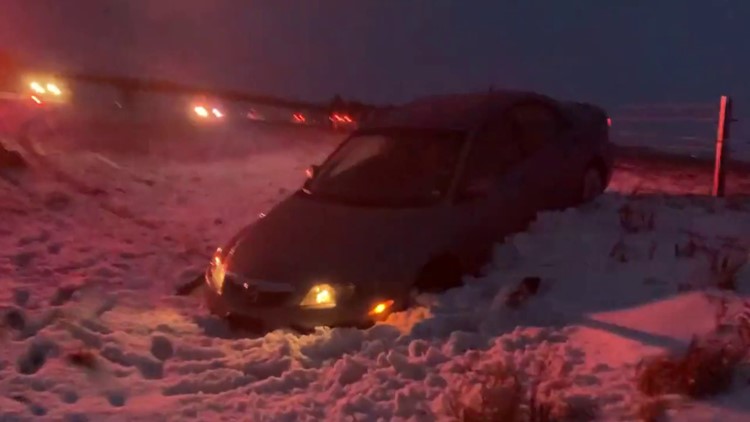State Patrol responds to at least a dozen crashes, spinouts in west-central MN