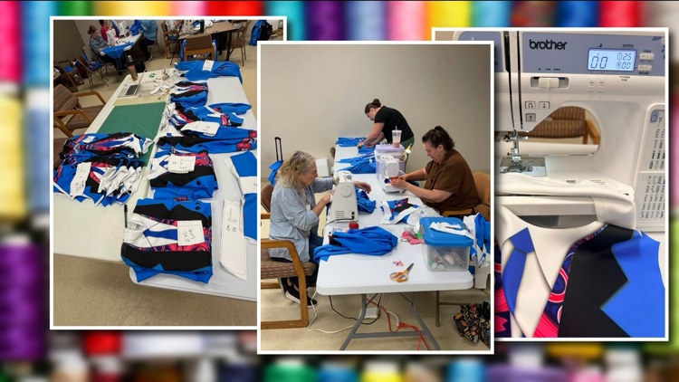 Uniform emergency: MN quilters sew 110 uniforms in two days for high school marching band