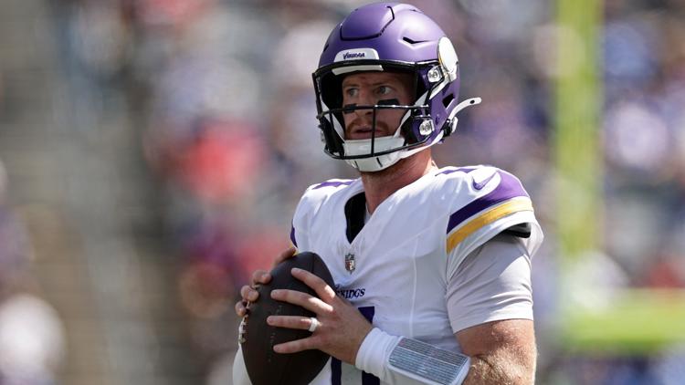 Vikings coach Kevin O'Connell names Carson Wentz No. 2 QB