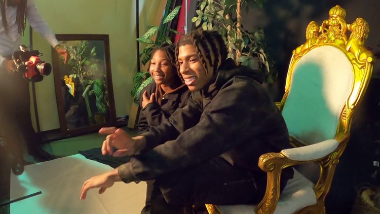 Talented teens perform for major rapper NLE Choppa