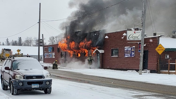 Fire tears through Corral Saloon in Nelson; building considered a 'complete loss'
