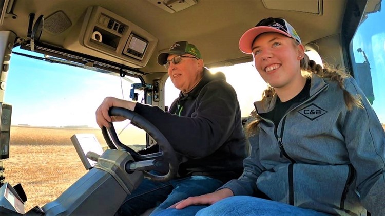 Teen girl becomes 'superhero' to farmer struck by medical crisis at harvest time