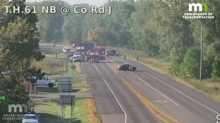 1 dead, 2 injured in crash involving three cars on Highway 61