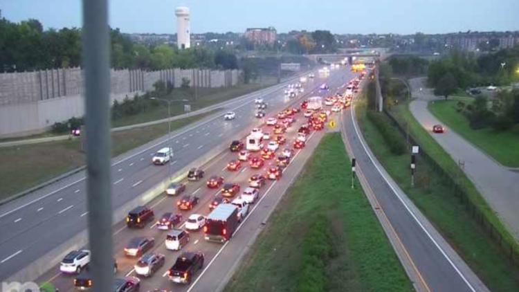 Stretch of Highway 100 southbound closed in St. Louis Park
