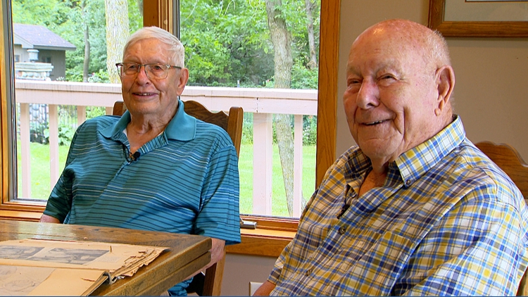 Their combined birthweight made headlines. Now, 'Heavyweight Twins' turn 90