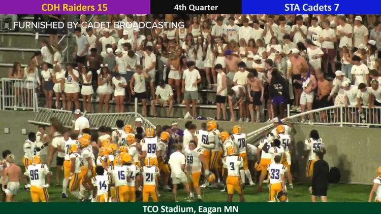 Bleacher railing collapse leads to injuries at Minnesota high school football game