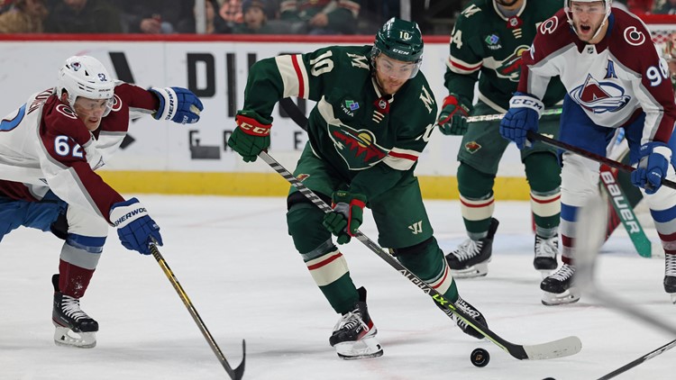 Avalanche keep goalie-challenged Wild winless in 6-3 victory