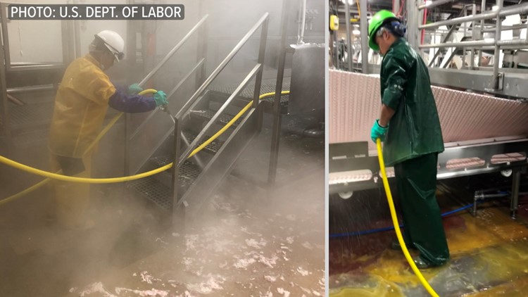 Federal probe centers on underaged packing plant cleaners