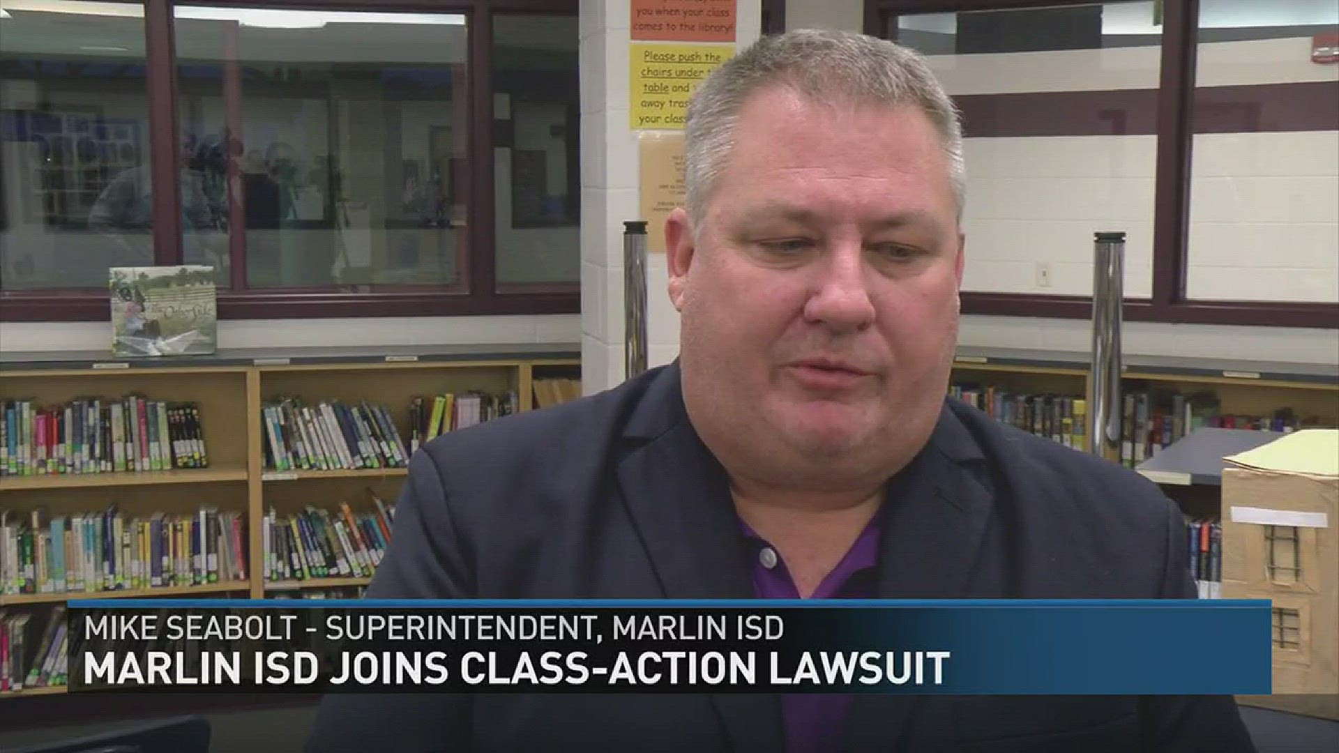 Marlin ISD says it's the first school district in the state to join the class-action lawsuit.
