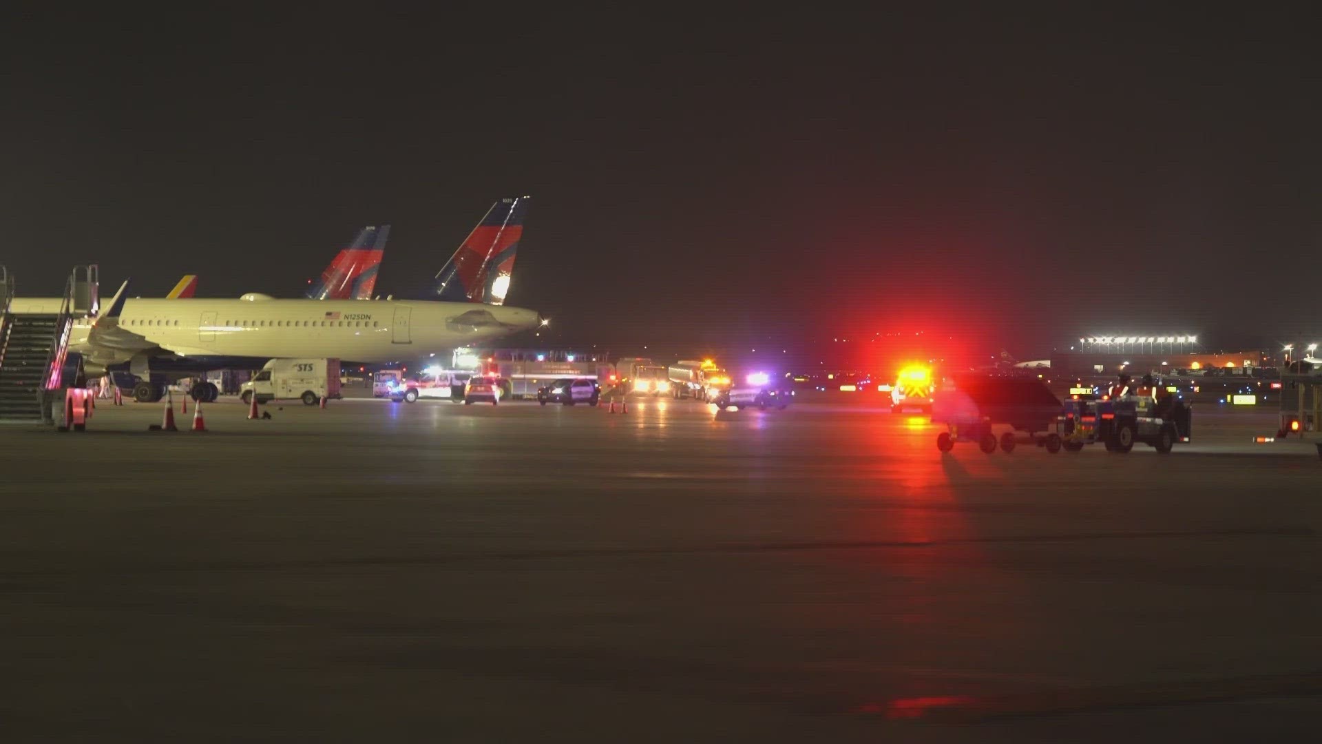 Firefighters and police officers responded to the incident at around 10:25 p.m. Friday night.