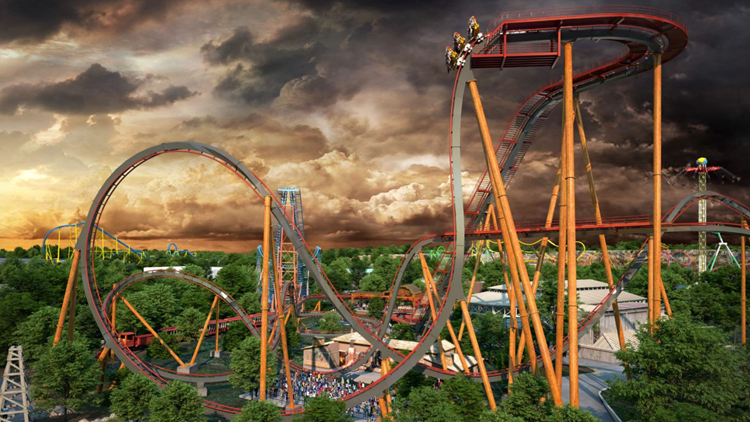 Six Flags Fiesta Texas unveils plans for world's steepest dive roller coaster