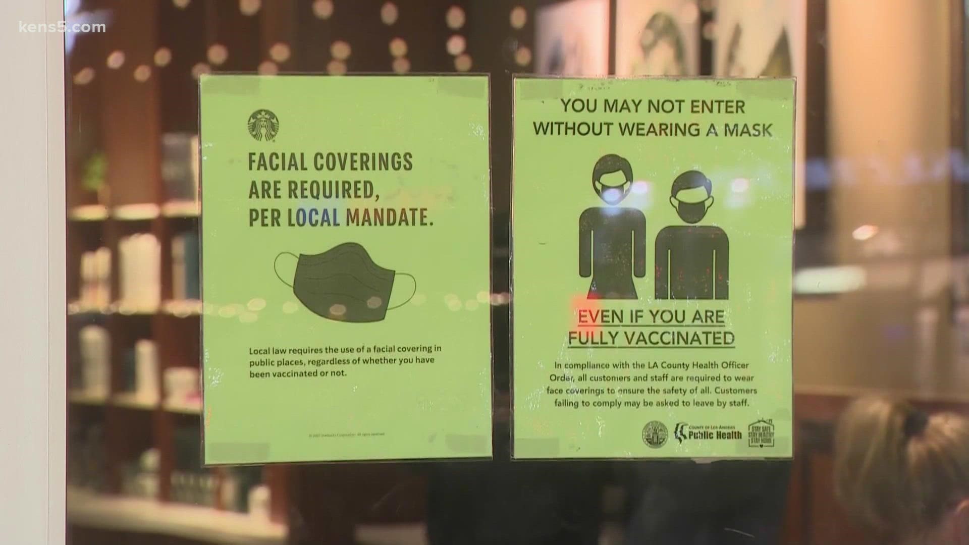 The Center for Disease Control and Prevention will have new metrics on whether to suggest masks.