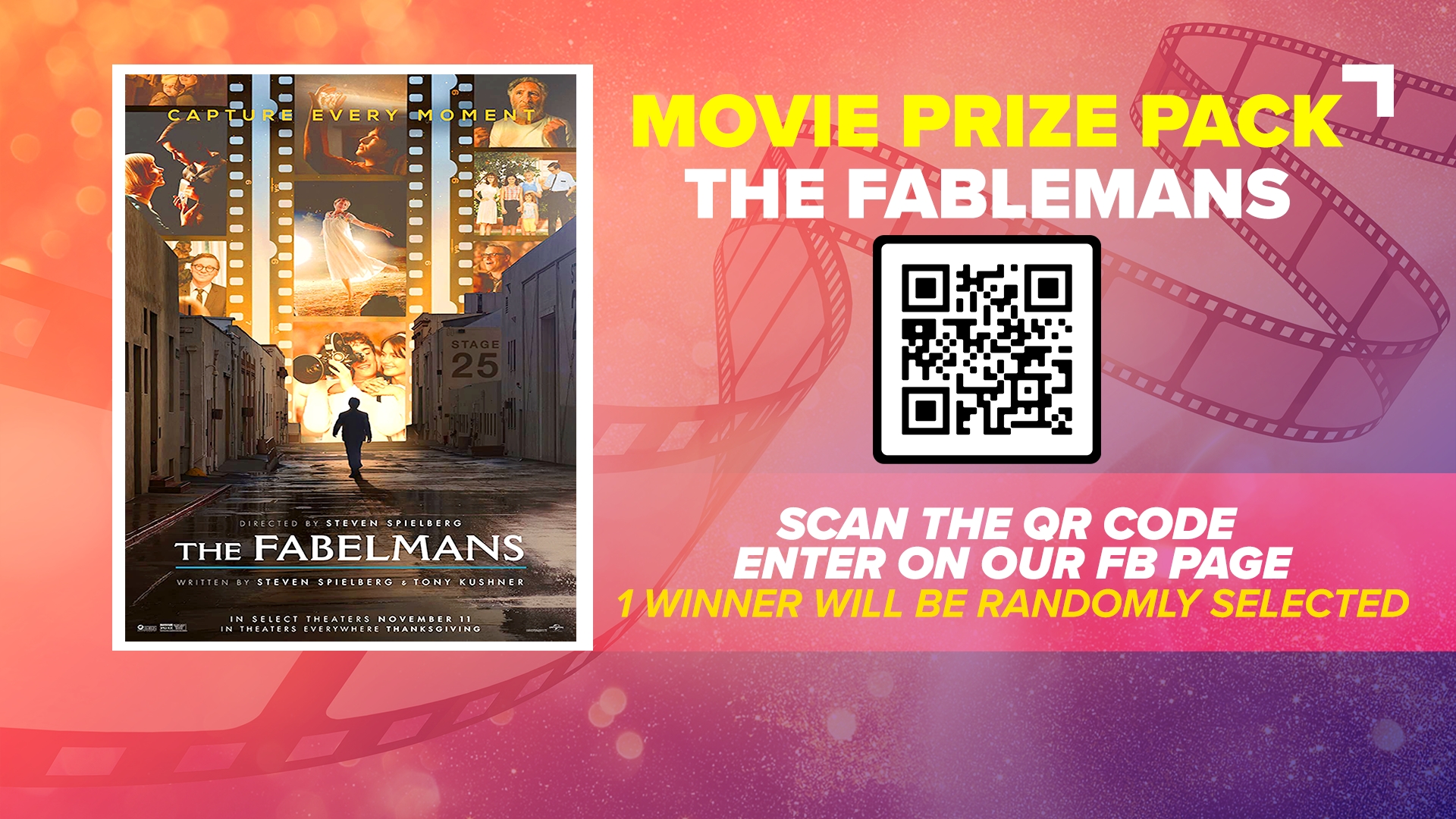 The Fabelmans Movie Prize Pack Giveaway!